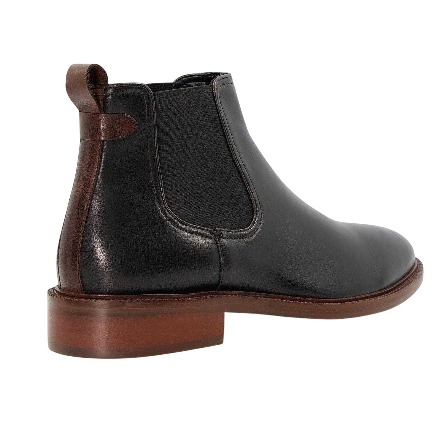 Black - Back - Dune London Mens Coats Casual Chelsea Boots