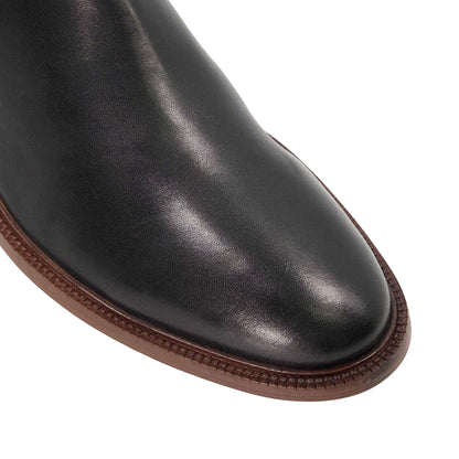 Black - Pack Shot - Dune London Mens Coats Casual Chelsea Boots