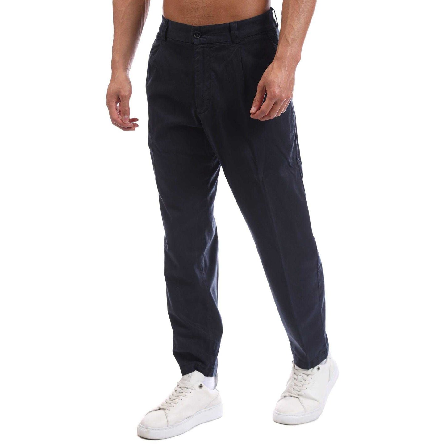 Blue - Side - Boss Mens C-Perin Trousers