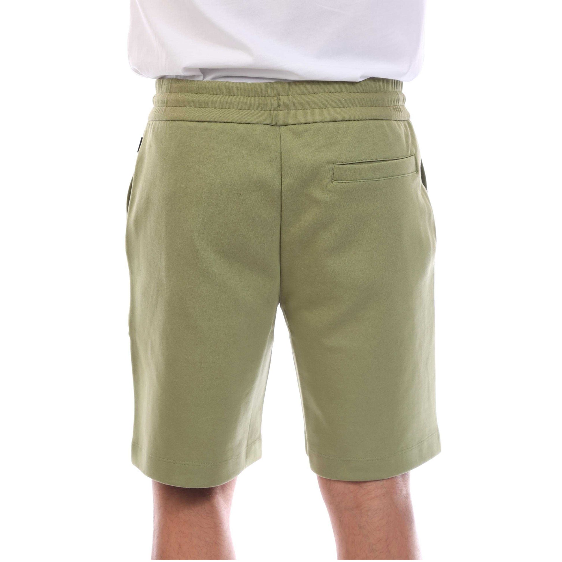 Green - Back - Boss Mens C-Leoni 01 Monogram Shorts