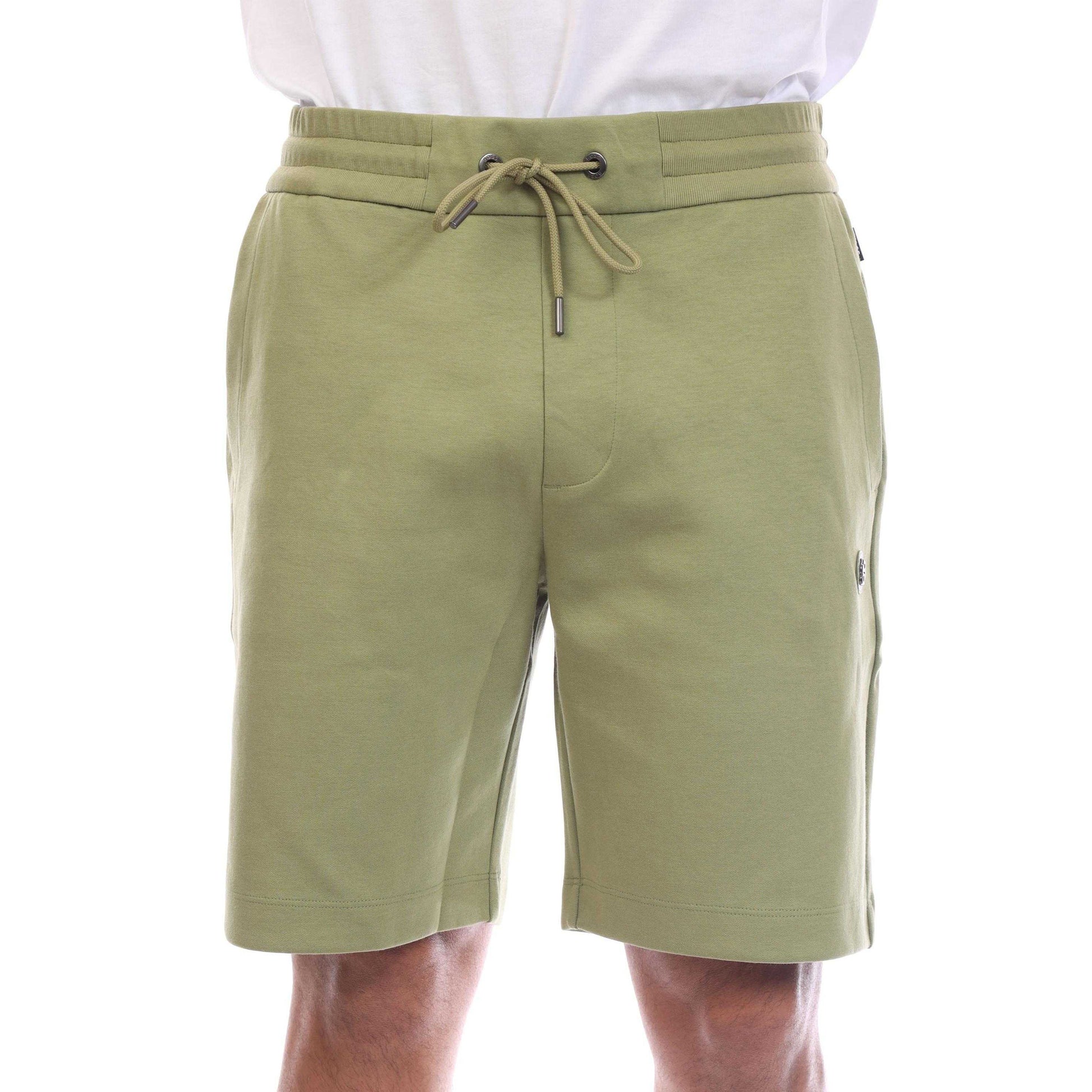 Green - Front - Boss Mens C-Leoni 01 Monogram Shorts