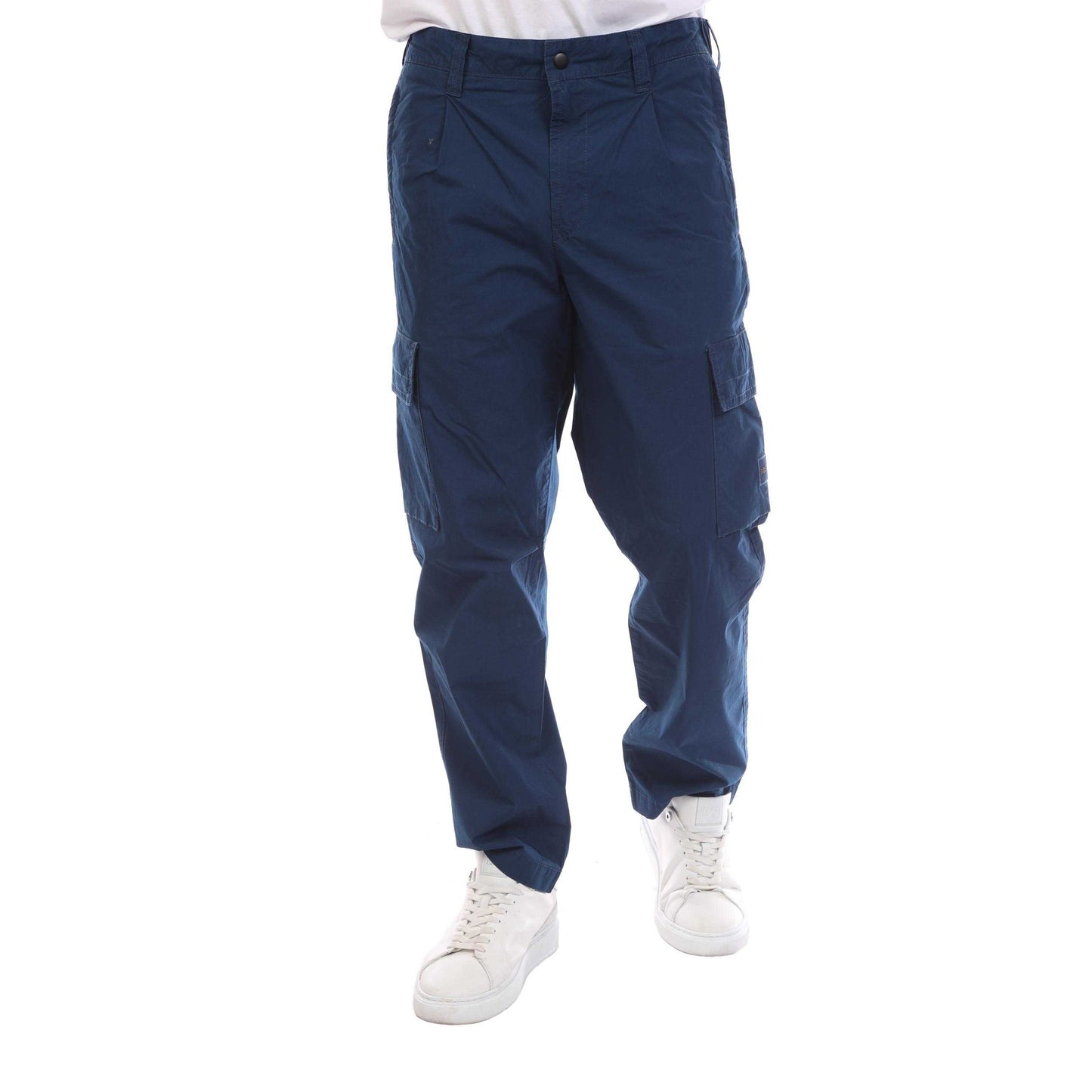 Blue - Front - Boss Mens Sisla-9 Cargo Trousers