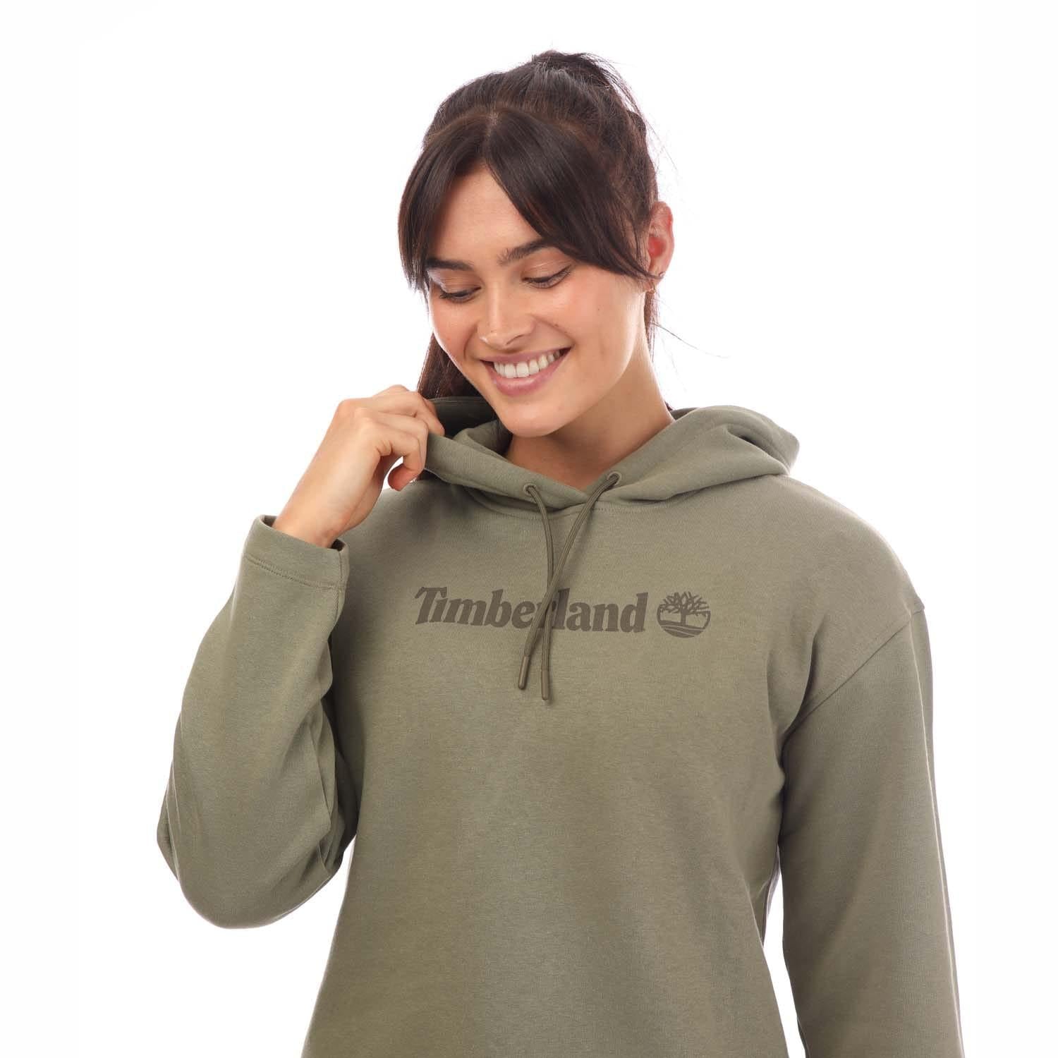 Khaki - Side - Timberland Womens-Ladies Northwood Hoodie