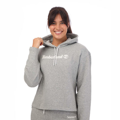 Grey Heather - Side - Timberland Womens-Ladies Northwood Hoodie