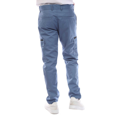 Blue - Back - Hugo Mens Glian231D Trousers