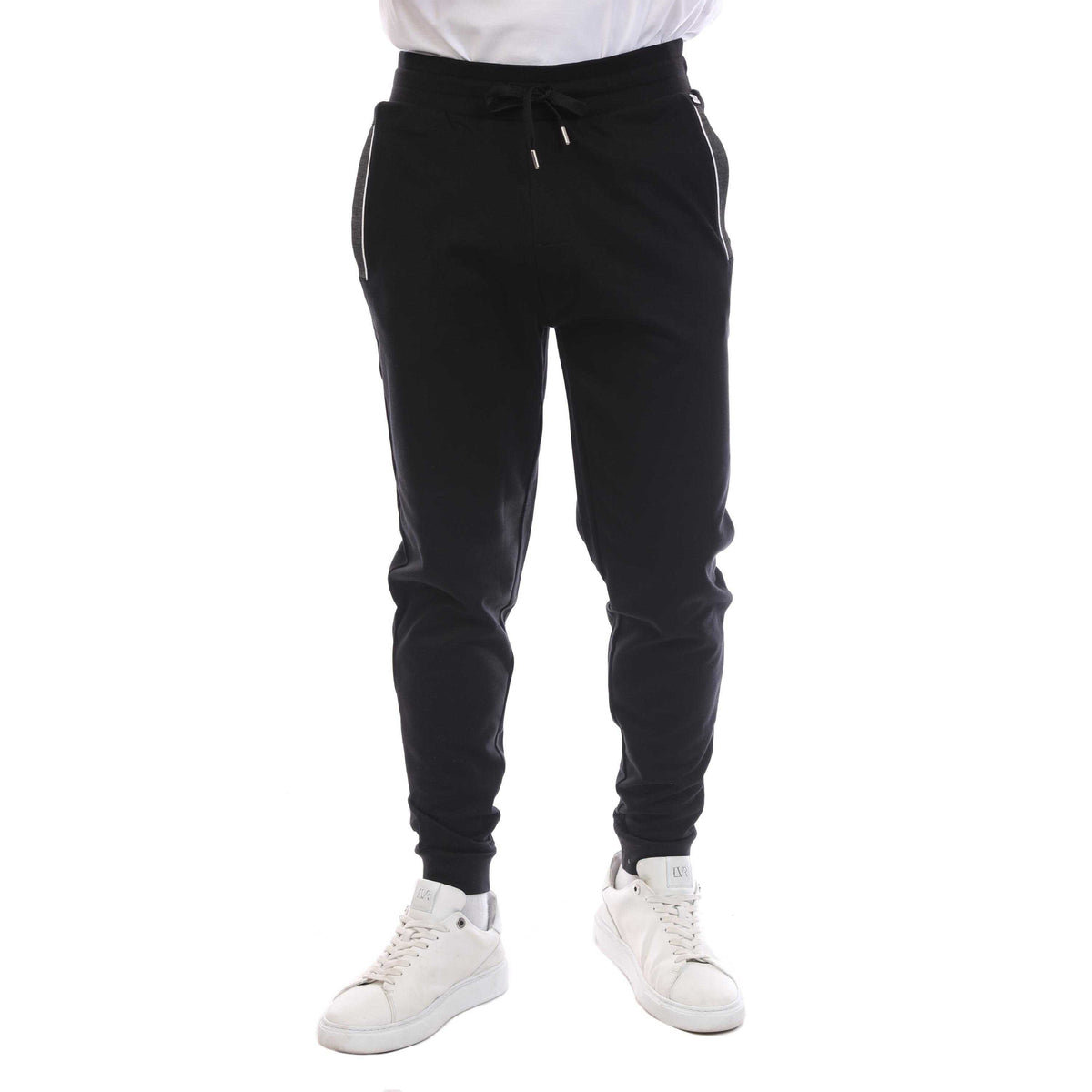 Black - Front - Boss Mens Lounge Tracksuit Bottoms