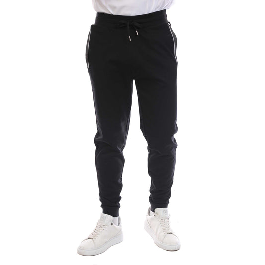 Black - Front - Boss Mens Lounge Tracksuit Bottoms
