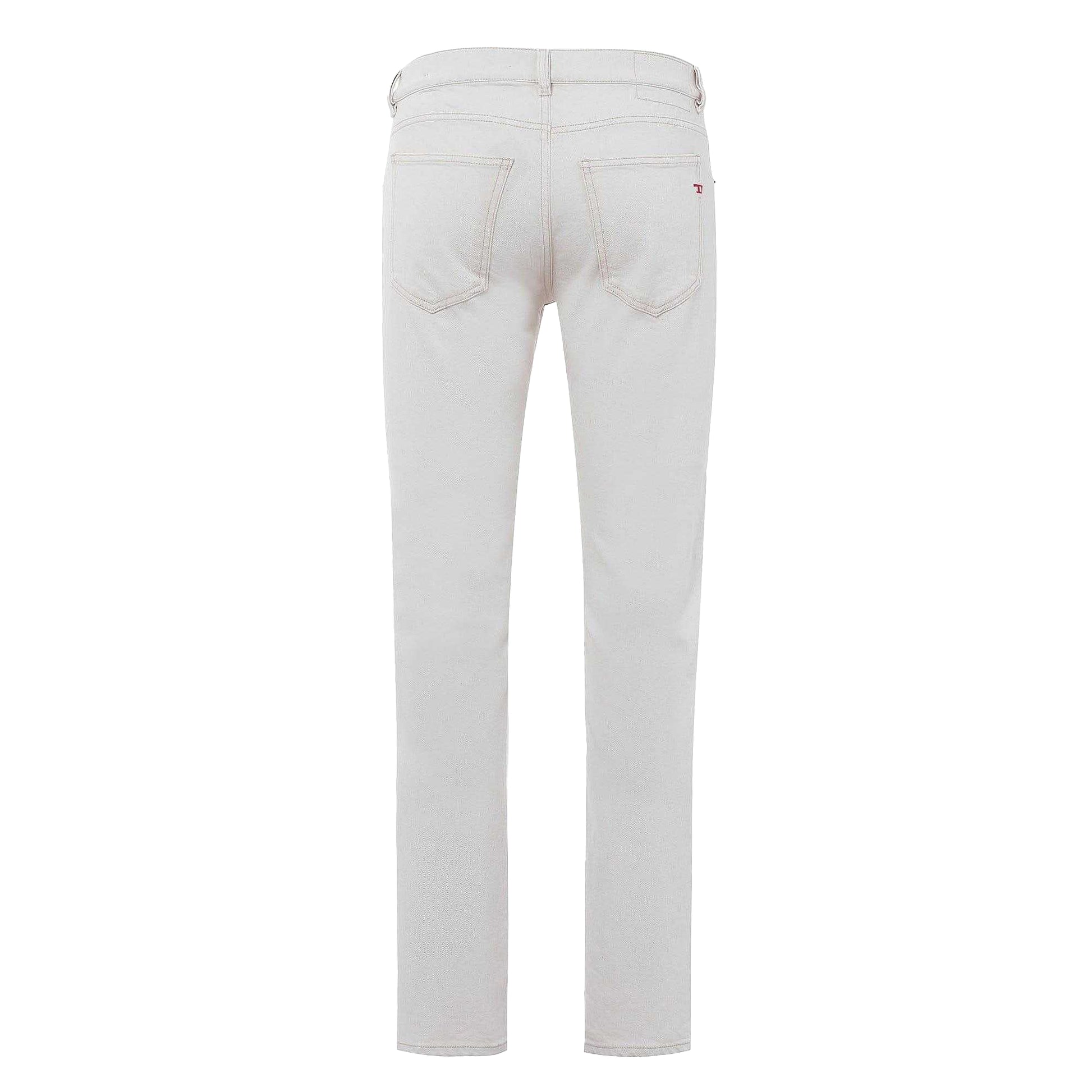 White - Back - Diesel Mens 2019 D-Strukt Slim Jeans
