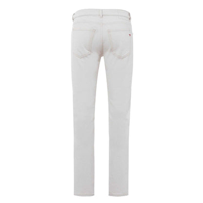 White - Back - Diesel Mens 2019 D-Strukt Slim Jeans