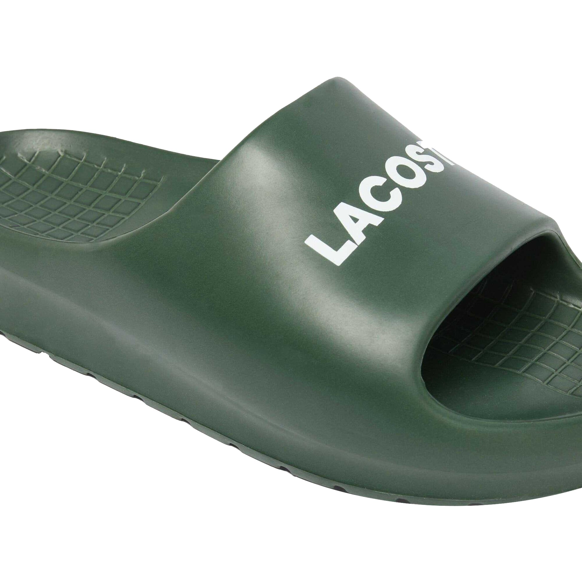 Green - Pack Shot - Lacoste Mens Serve 1.0 Sliders