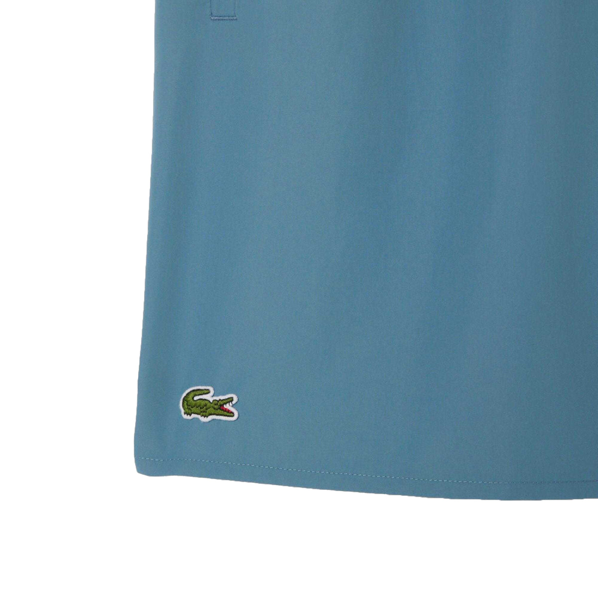 Blue - Lifestyle - Lacoste Mens Monochrome Mid Length Swimming Trunks