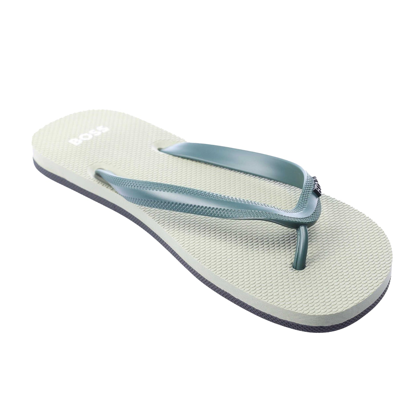 Green - Back - Boss Mens Tracy Flip Flops