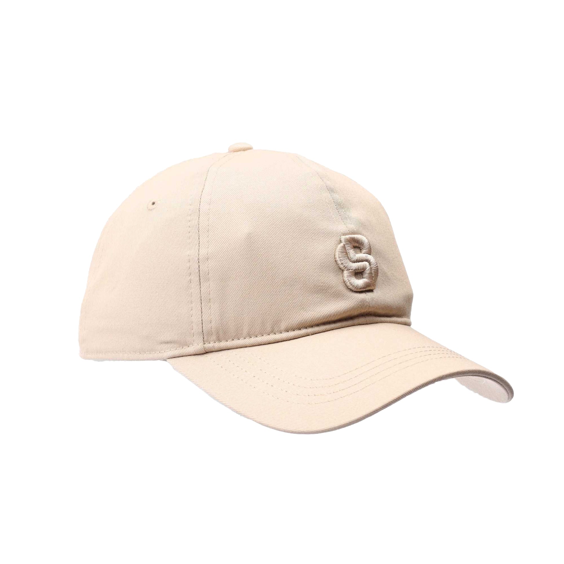 Beige - Front - Boss Womens-Ladies Double B Monogram Baseball Cap