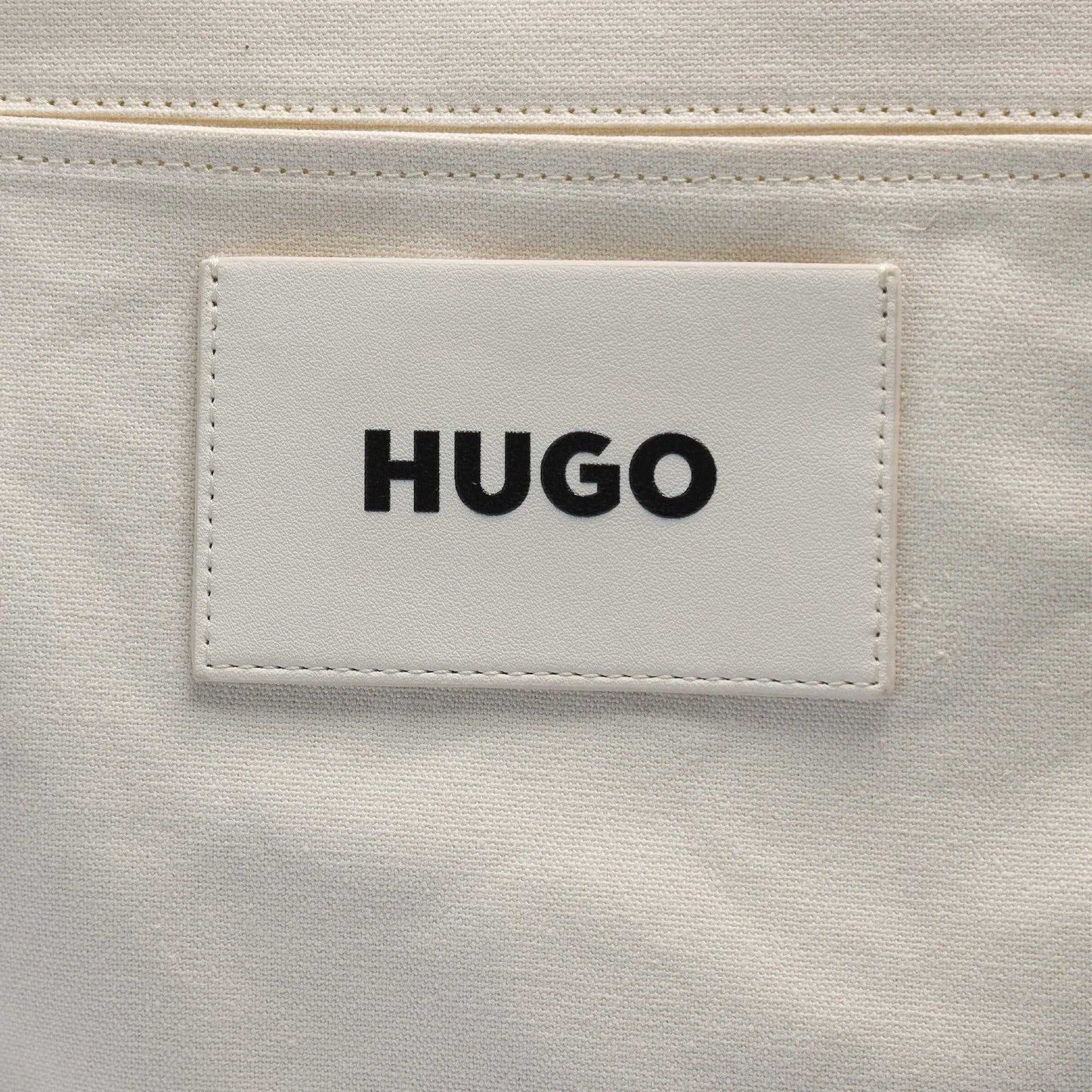 White - Pack Shot - Hugo Becky Canvas Tote Bag