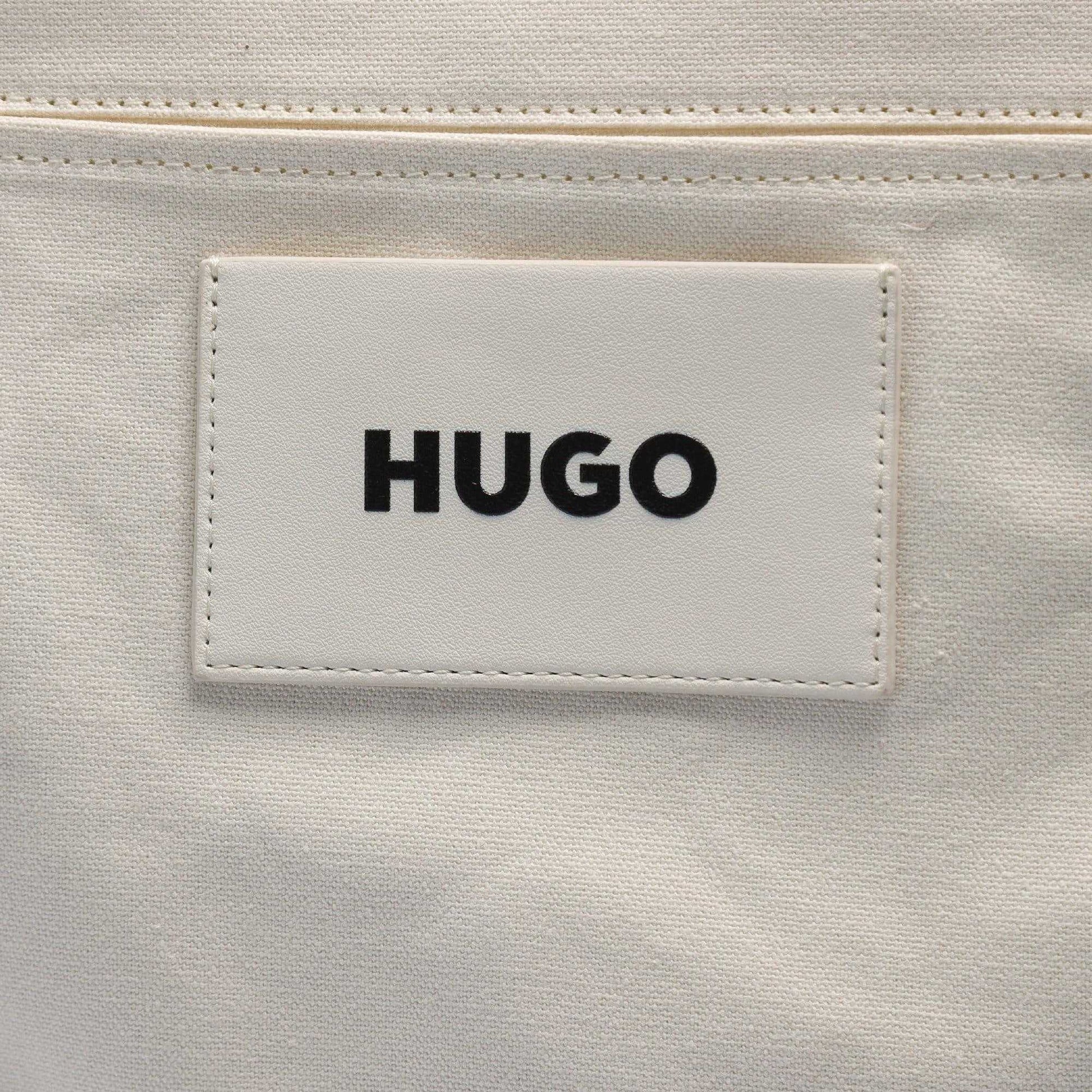 White - Pack Shot - Hugo Becky Canvas Tote Bag