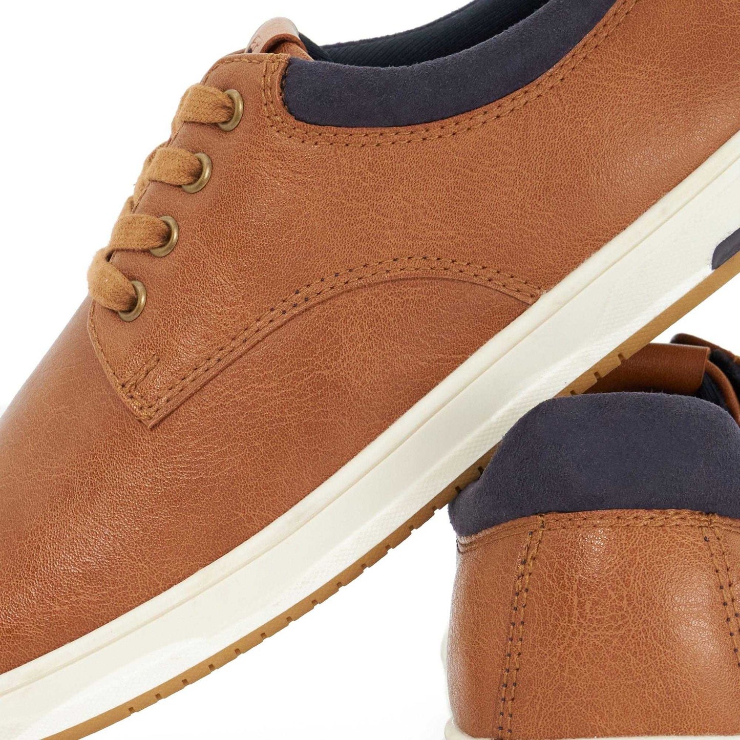 Tan - Lifestyle - Dune London Mens Tamsen Lace Up Trainers