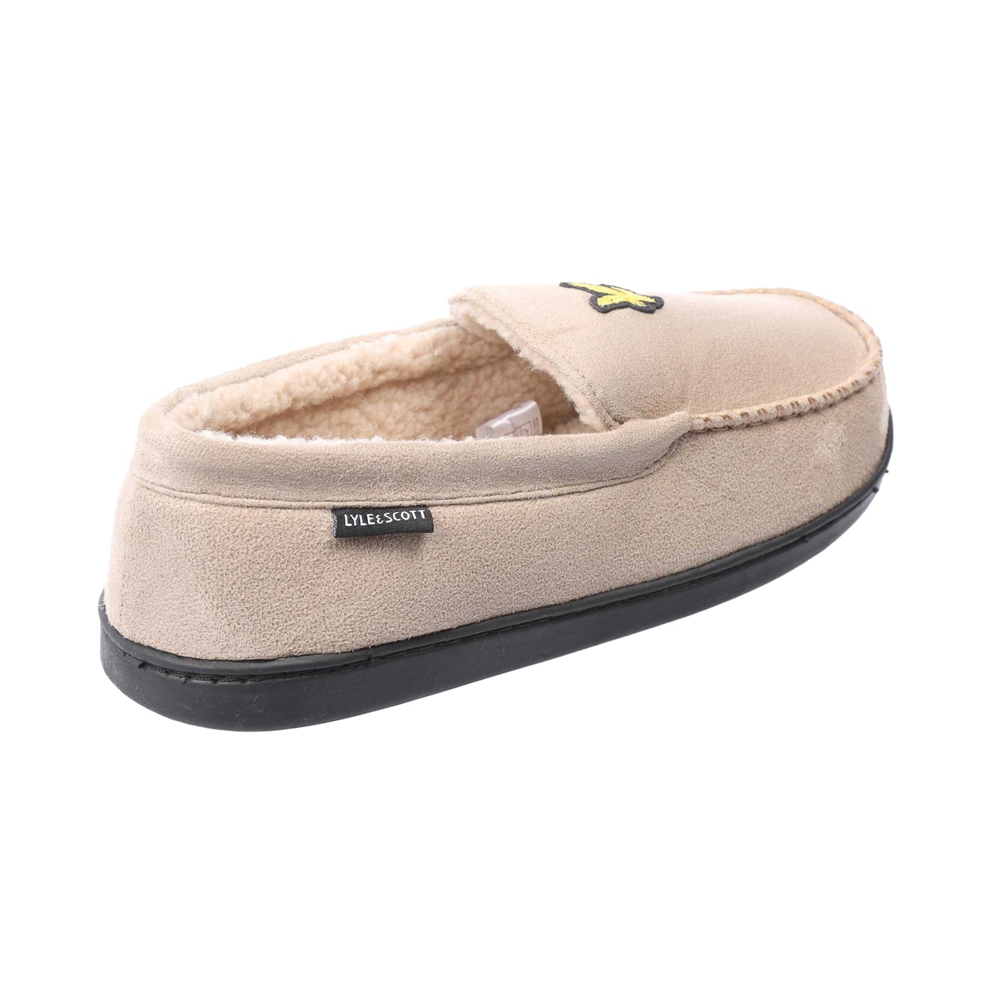Grey - Back - Lyle & Scott Mens Aspen Slippers