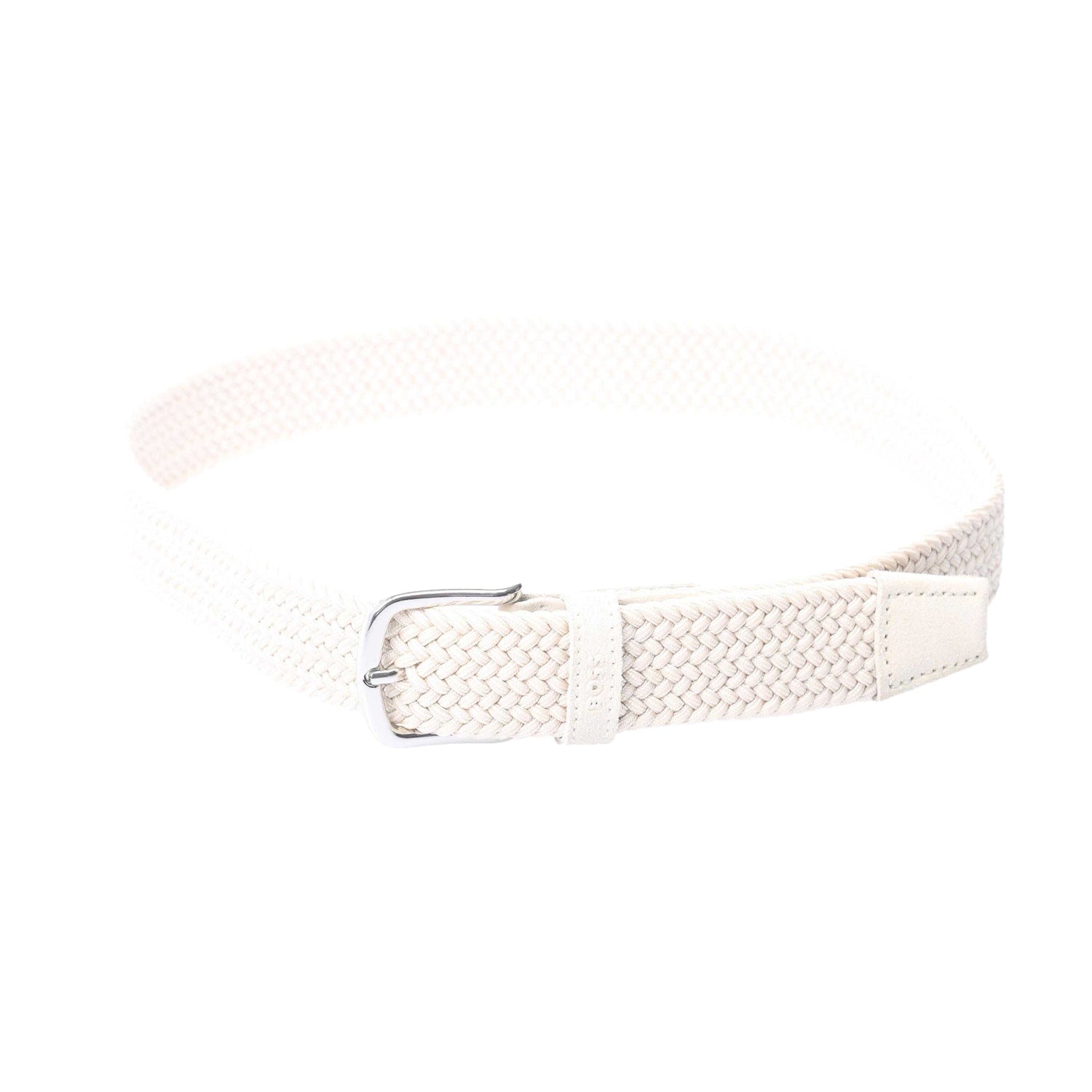 Beige - Back - Boss Unisex Adult Sash Woven Waist Belt