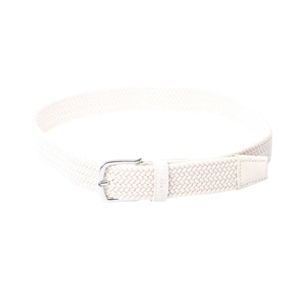 Beige - Back - Boss Unisex Adult Sash Woven Waist Belt