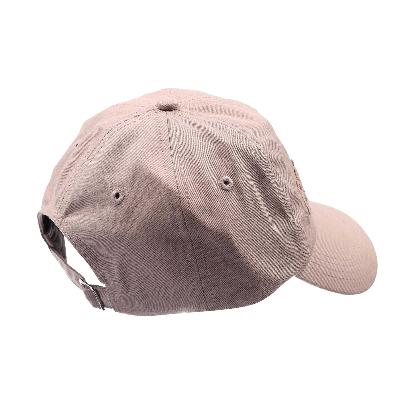 Beige - Back - Hugo Womens-Ladies Cara-FR Logo Raw Edge Baseball Cap
