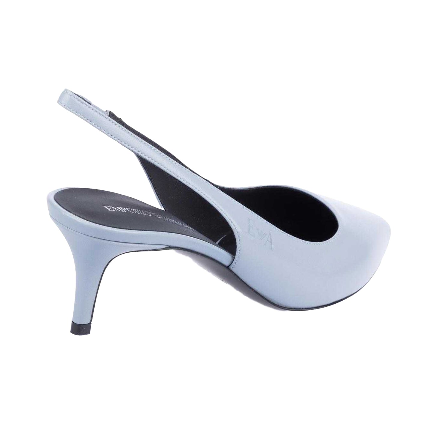 Blue - Back - Emporio Armani Womens-Ladies High Heels