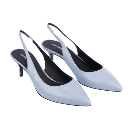 Blue - Close up - Emporio Armani Womens-Ladies High Heels