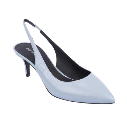 Blue - Front - Emporio Armani Womens-Ladies High Heels