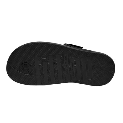 Black - Side - Fit Flop Womens-Ladies iQushion Flip Flops