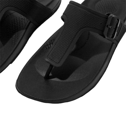 Black - Lifestyle - Fit Flop Womens-Ladies iQushion Flip Flops