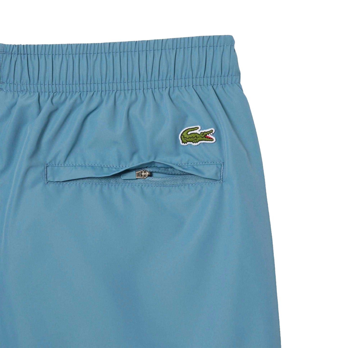 Blue - Lifestyle - Lacoste Mens Brand Long Length Swimming Trunks
