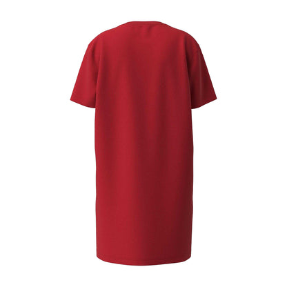 Red - Back - Diesel Womens-Ladies D-Egor-Div T-Shirt Dress