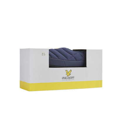 Peacoat Blue - Front - Lyle & Scott Mens Valentine Slippers