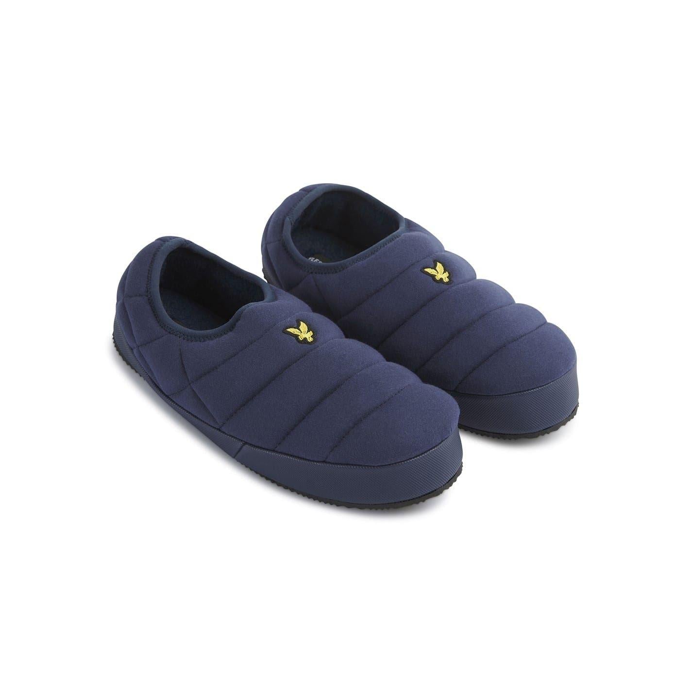 Peacoat Blue - Back - Lyle & Scott Mens Valentine Slippers