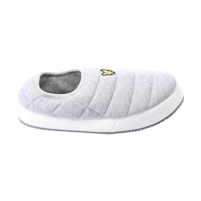 Grey - Side - Lyle & Scott Mens Valentine Slippers