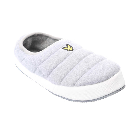 Grey - Front - Lyle & Scott Mens Valentine Slippers