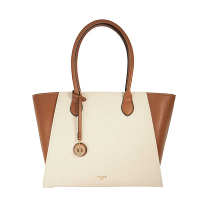 Natural - Front - Dune London Dasto Plain Tote Bag