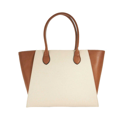 Natural - Back - Dune London Dasto Plain Tote Bag