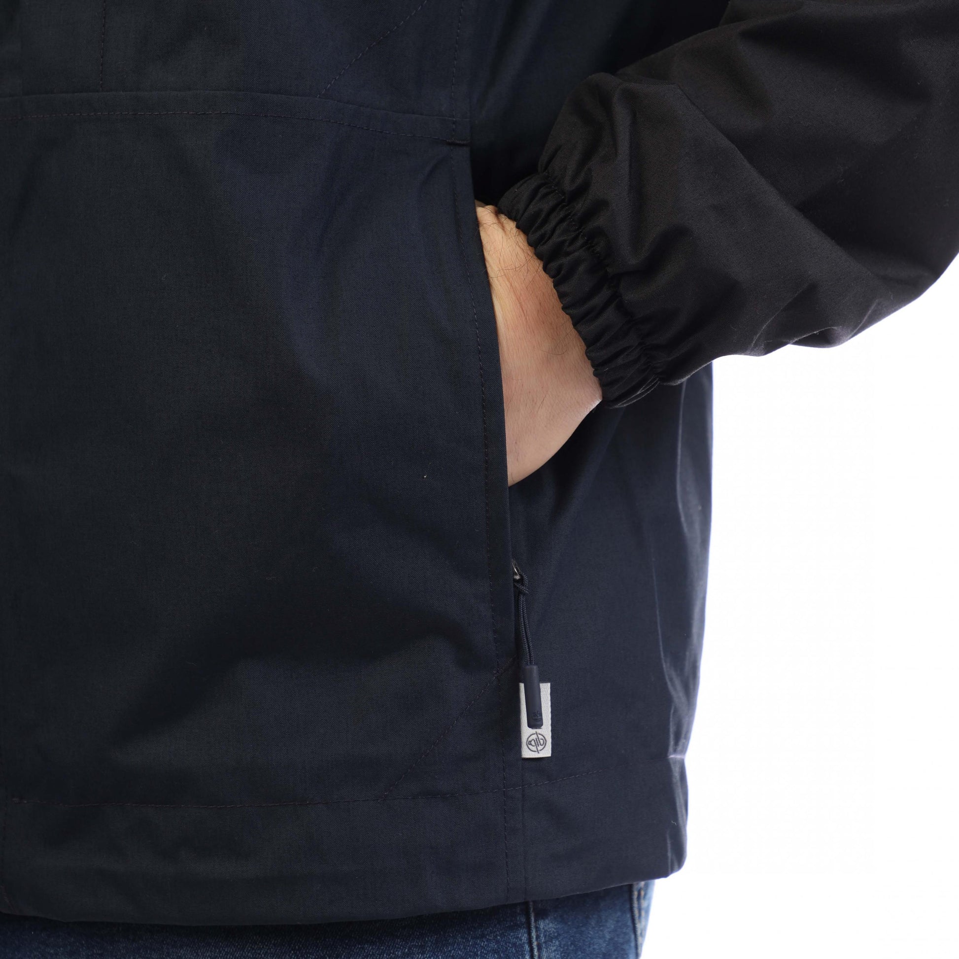 Black - Lifestyle - Timberland Mens Benton Waterproof Shell Jacket
