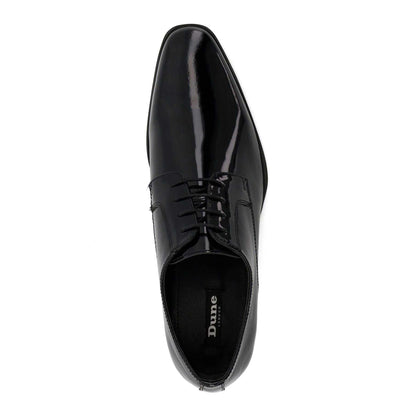 Black - Lifestyle - Dune London Mens Smart Patent Sheer Gibson Shoes