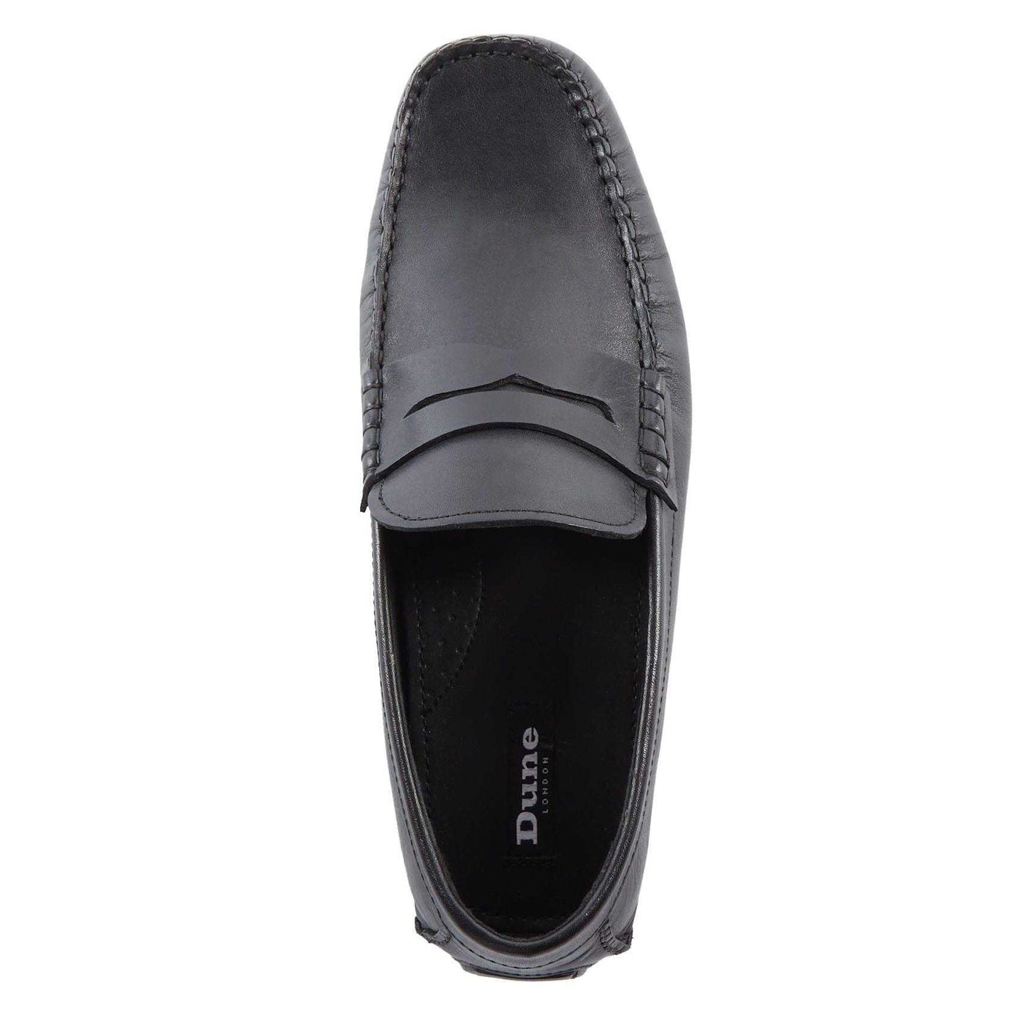 Black - Lifestyle - Dune London Mens Brantley Saddle Loafers