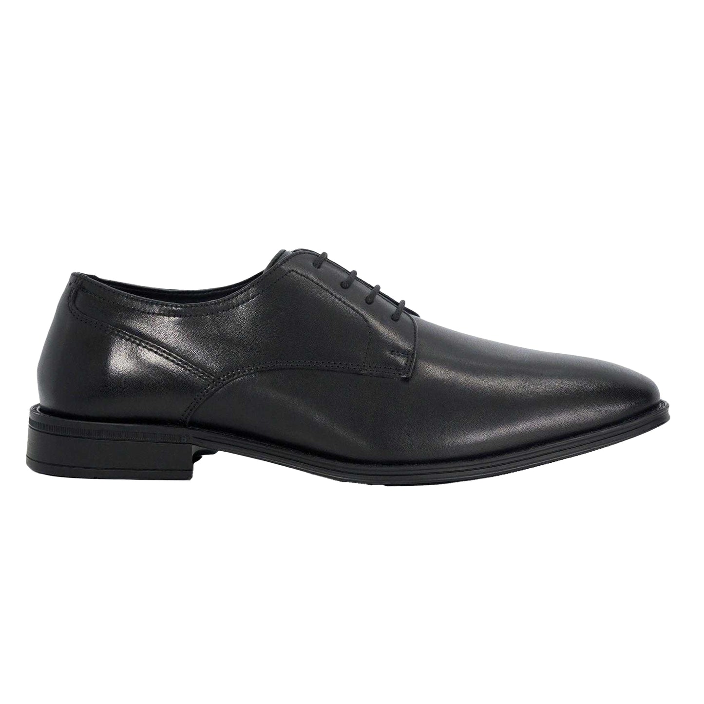 Black - Side - Dune London Mens Leather Formal Shoes