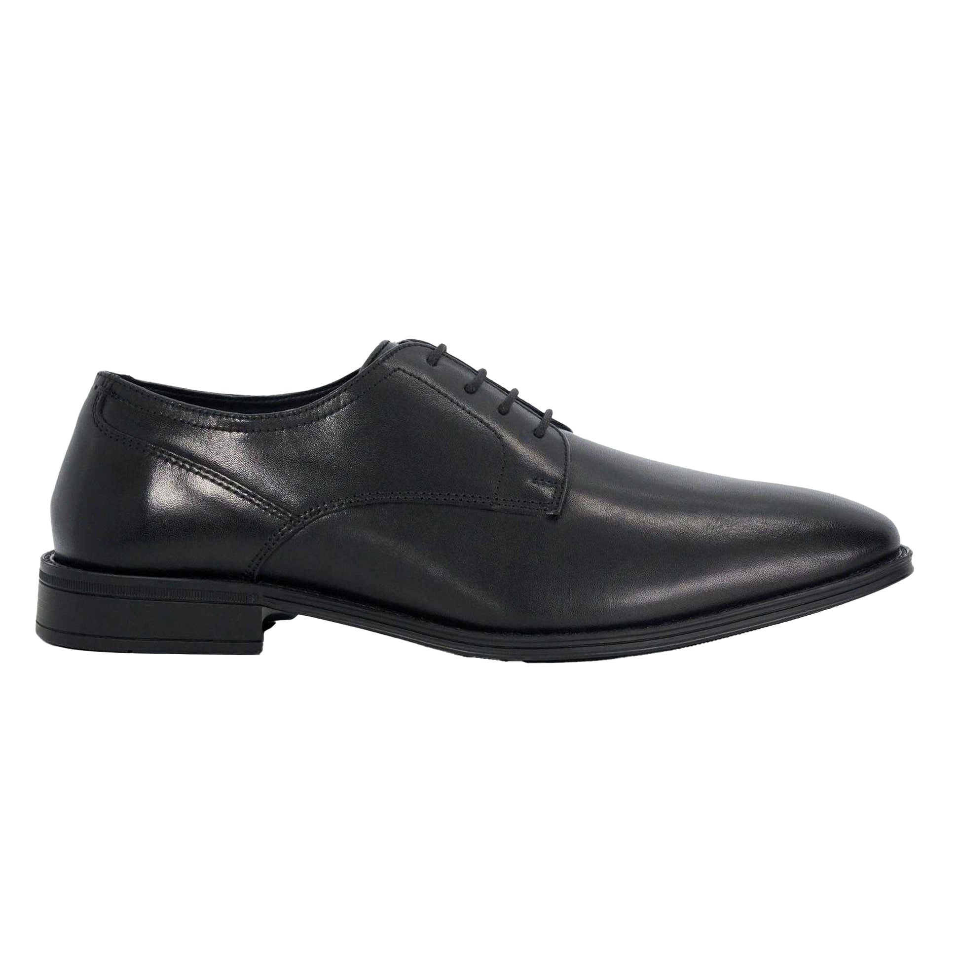 Black - Side - Dune London Mens Leather Formal Shoes