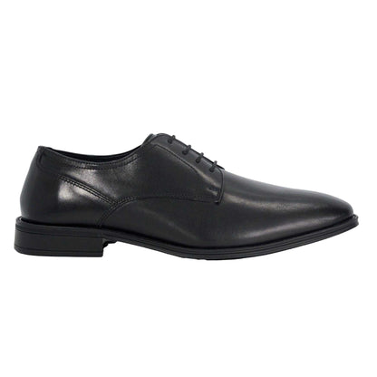 Black - Side - Dune London Mens Leather Formal Shoes