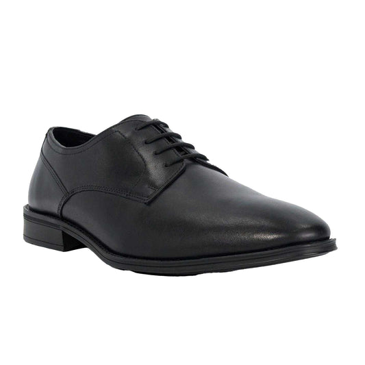 Black - Front - Dune London Mens Leather Formal Shoes