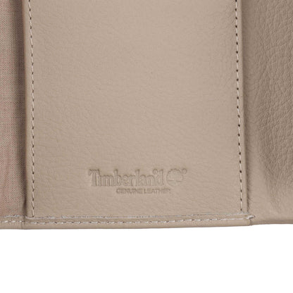 Beige - Close up - Timberland Safari Leather Wallet