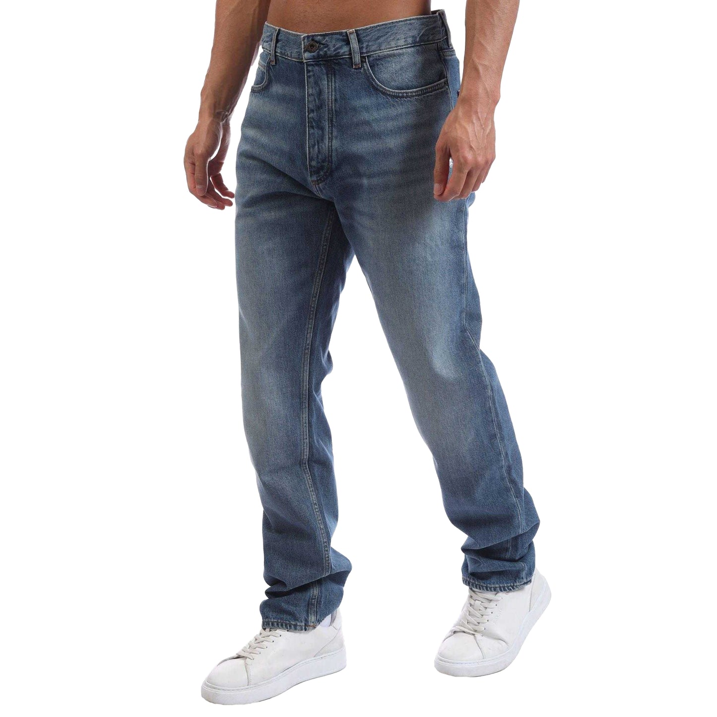 Navy - Front - Hugo Mens Jonah Slim Jeans