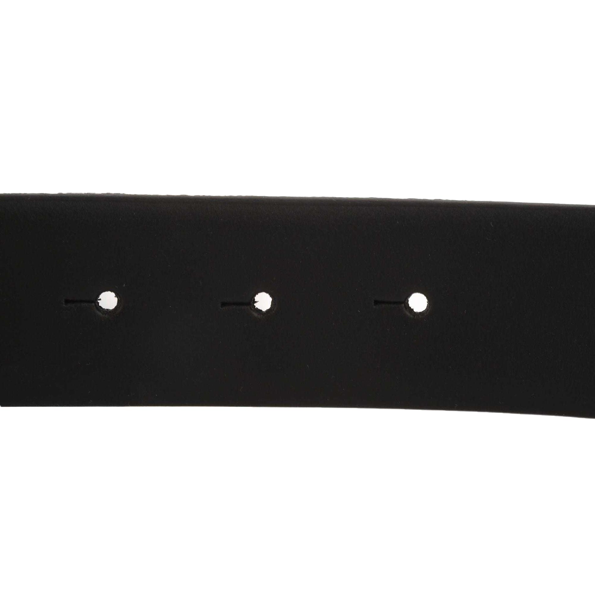 Black - Lifestyle - Boss Icon Leather Buckle Waist Belt