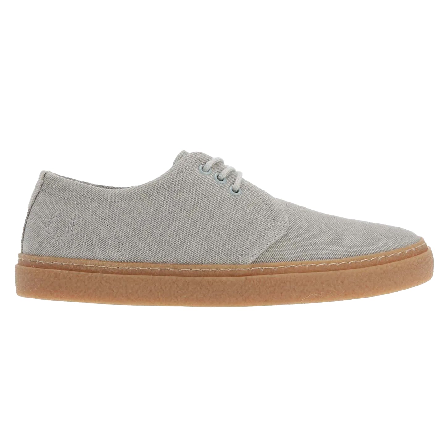 Grey - Lifestyle - Fred Perry Mens Linden Canvas Trainers