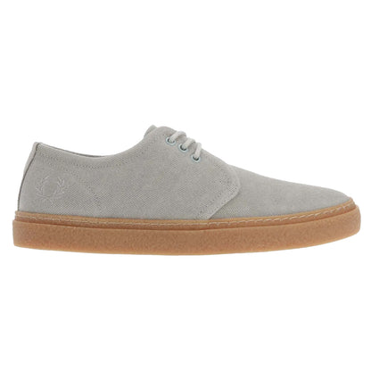 Grey - Lifestyle - Fred Perry Mens Linden Canvas Trainers