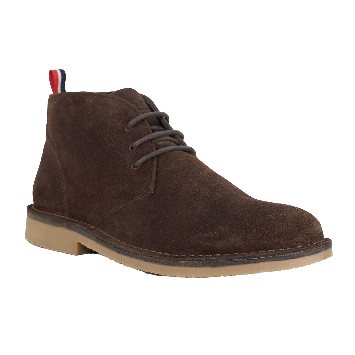 Brown - Front - Dune London Mens Creed Casual Chukka Boots